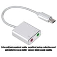thumbnail image 4 of Sound Card, Premium Material Plug And Play 3.5mm Sound Card  For Tablet For Phone For Notebook, 4 of 8