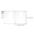 thumbnail image 2 of CIMAXIC 4 Vis Incluses Cadre Photo Acrylique Moderne Sans Cadre Support Photo Transparent pour Décoration Intérieure, 2 of 8