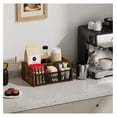 thumbnail image 2 of Coffee Station Organizer for Countertop, Wood Coffee Bar - Pods, Syrup, Cup Holder, Tea Station Accessories, Large Multi-Functional Storage, 2 of 8