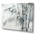 thumbnail image 2 of Designart "Wild Bamboo In Black And White" Bamboo Canvas Wall Art, 2 of 7
