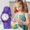 thumbnail image 5 of Kids Watch Quartz Watch Elastic Fabric Strap Watch Analog Wrist Watch for Boys Girls Birthday Gift for Kids Age 4-12, 5 of 6