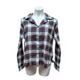thumbnail image 2 of Polo Ralph Lauren IVORY/PLAID Women's Plaid Pajama L/S Shirt, US Medium, 2 of 2