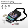 thumbnail image 7 of HELLHERO Dog Pattern Crossbody Bag Double-layer Polyester Adult 4.33"x1.97"x7.09" for Daily Commute or Casual Outings, 7 of 7