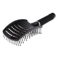 thumbnail image 2 of para el para desenredar el para desenredar el , ventilación de cerdas curvas de Negro Colcomx Cepillo de pelo ventilado, 2 of 8