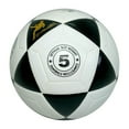 thumbnail image 2 of Balón de Fútbol Runic RFT5 Cuero tamaño 5 negro/blanco, 2 of 3