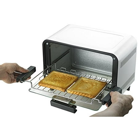 SPT SO-0972WA: Easy Grasp 2-Slice Countertop Toaster Oven,WHITE,9 liters capacity