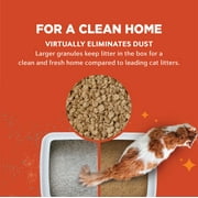 WORLDS BEST CAT LITTER Low Tracking & Dust Control Multiple Cat Unscented - Natural Ingredients, Quick Clumping, Flushable - Long-Lasting Odor Control & Easy Scooping - 28 lb Bag