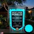 thumbnail image 2 of 2026 Colorful Glow In The Dark Garden Stones Night Luminous Pebbles Rainbow Glow In The Dark Stepping Rocks Outdoor Landscaping Decor Glowing Stones Fish Tank Aquarium Decora, 2 of 9