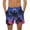 Blue D, variant on ZQUUVOU Men's Beach Swim Trunks Casual Loose Fit Drawstring Shorts with Pockets Quick Dry Elastic Waist Summer Bathing Suit Yellow