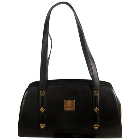 Dome Studs Bag - Studded Dome 869507 Black Leather Tote