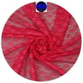 thumbnail image 2 of MDS Pack of 100 Yard Solid Lace Trim Fabric for Wedding Decoration by 55”- Magenta, 2 of 5