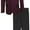 Burgundy, variant on AXNY Boy's 2-20 Tailored Three-Piece Jacket, Vets, Trousers Printed Tuxedo Set