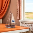 thumbnail image 6 of Wood Sailboat Decor: Tabletop Nautical Decor - Wooden Sailing Ship Figurine - Sailboat Model for Marine Seaside Table Centerpiece Graduation Party 6.5"x4", 6 of 9