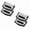 Silvery, variant on Jinswick Smart Adjuster Car Seatbelt, Abs Plastic Blue, Adjuster Auto Seat Belt Locking Clip with Shoulder Neck Strap Positioner (2 Pack) 