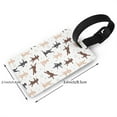thumbnail image 2 of Hirioo Yoga Labrador Retriever for Luggage ID Tag with Adjustable Strap Travel Baggage Bag Tags Suitcase Identify Labels for Women Men, 2 of 7