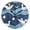 Black, variant on Moon Seagulls on Wave Round Wall Clock Silent Analog Battery Operated Gold Pointer Home Decor 9.84" Diameter