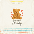 thumbnail image 4 of Inktastic I Love My Daddy Girls Baby Dress, 4 of 5