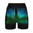 thumbnail image 7 of Swim Shorts for Women Printed High Waist Swimsuit Bottom Loose Fit Sports Yoga Swim Bottoms Green XXL, 7 of 7