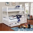 thumbnail image 2 of Ashton 2-drawer Wood Twin Over Full Bunk Bed White, 2 of 6