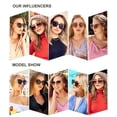 thumbnail image 3 of Gafas de sol SOJOS Classic Oversized Round SJ2068 UV400, 3 of 5