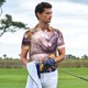 thumbnail image 3 of Balery Warm Sunflower Sleeping Cat Camisa Polo de Hombre con Estampado, de Manga Corta y Tejido Medio, Camisa Tipo Golf Polo-Small, 3 of 6