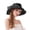 Black, variant on Tea Party Hats Easter Womens Summer Dress Hat Wide Leaf Flower Bridal Shower Hat Sun Hats Beach Hat