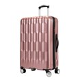 thumbnail image 5 of Ricardo Beverly Hills Anchor Bay Hardside 25" Expandable Checked Spinner Luggage, Rose Gold, 5 of 9