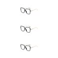 thumbnail image 1 of Qarigey Gafas cómodas y duraderas para largas horas de en la computadora, gafas antiluz azul, gafas para mujer, montura negra dorada Type1 NO1, 1 of 6