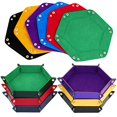thumbnail image 1 of Bandeja de dados K.T. Fancy plegable D&D con caja de almacenamiento para 6 dados, 1 of 9