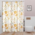 thumbnail image 3 of 72x72 Inch Fall Farmhouse Extra Long Shower Curtain Maple Leaves Mushroom Polyester Bath Curtain Farm Thanksgiving Themed Shower Curtains for Kids Bathroom Decor Waterproof with Hooks, 3 of 6