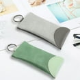 thumbnail image 5 of Estuche de cuero para gafas de sol, estuche para gafas de sol con presilla para colgar, 5 of 5