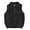 Black, variant on Monterey Club Men's Fleece Front Half Zipper Vest #7626
