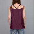 thumbnail image 4 of Womens Cute Tank Tops Eyelet Sleeveless Spaghetti Strap Scoop Neck Loose Casual 2025 Summer Beach Vacation Flowy Shirts, 4 of 6