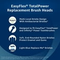 Equate EasyFlex Total Power Replacement Brush Heads with Bacteria