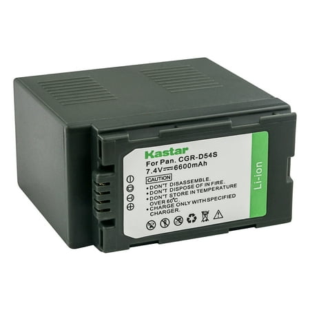 Image of Kastar 1-Pack CGR-D54 Battery Replacement for Panasonic AG-3DA1 AG-3DA1E AG-3DA1P AG-AC8 AG-AC8EJ AG-AC8PJ AG-AC30 AG-AC90 AG-AC90P AG-AC90PJ AG-AC90PX AG-DVC7 AG-DVC7P AG-DVC15 AG-DVC15P Camera