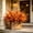 B, variant on 12-Piece Set Artificial Fall Shrubs Faux Outdoor Greenery Picks for Window Box Planter Home Decor