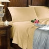 440-Thread Count, Solid Sateen Sheet Set in 100% Egyptian Cotton, Gold