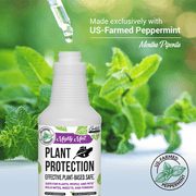 Mighty Mint Peppermint Oil Plant Protection Spray Insect & Pest Control for Gnats, Spider Mites & Aphids, 31 fl oz
