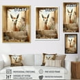 thumbnail image 4 of Designart "Camelids' Opulent Immersion Time" Bathroom Wall Art Living Room, 4 of 7