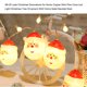 thumbnail image 2 of Advancent Decoración del árbol de Navidad de Papá Noel Adorno colgante Lámpara de tira de iluminación Fiesta Interior Oficina al aire Iluminación y accesorios 1.5 m 10 luces Advancent HA067281-02, 2 of 6