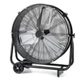 thumbnail image 1 of Pemberly Row Ventilateur Tambour Industriel de 24 Pouces avec 3 Vitesses et Inclinaison Réglable, Noir, 1 of 10
