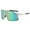 White Frame Color Film, variant on Punk Outdoor Sports Sun-Proof Sunglasses against Wind and Sand Cycling Ins Large Frame Handsome Sunglasses