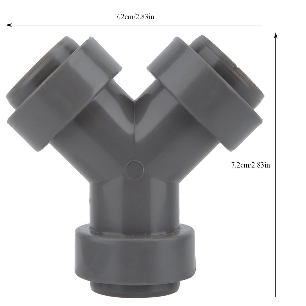 5pcs Y-shaped Water Drain Hose Pipe Connector for Washing Machine Dishwaher Vacuum Cleaner