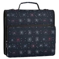 thumbnail image 5 of FORMRS Zipper Binder with Shoulder Strap 2-inch Ring 500 Sheet Capacity File Bag, Starry Night Pattern, 5 of 5