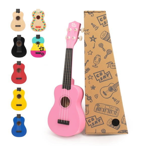 CB SKY 21� (53cm) Soprano Ukulele for Kids/Beginner - Pink