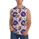 thumbnail image 1 of Balery record rock Skull star Camisetas sin mangas para hombre, absorbe la humedad y protege contra el mal olor.-XX-Large, 1 of 7