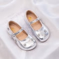 thumbnail image 2 of Girls Mary Jane Dress Shoes, Sparkly Flower Princess Shoes for Wedding & Party, 2 of 6
