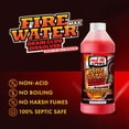 thumbnail image 4 of Fire Water Max Drain Clog Dissolver, Hair Clog Liquid Cleaner & Remover for Any Sink Shower Tub Pipe Drains Septic Safe, 5X Faster Action, 1 Quart, 4 of 6