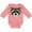 Mauve, variant on Inktastic Raccoon Animal face Boys or Girls Long Sleeve Baby Bodysuit