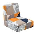 thumbnail image 2 of Abbracc Modern Stretch Printing Soft Armless Chair Slipcovers Universal Counter Height Chairs Covers Dustproof Home Accessories Geometry, 2 of 9